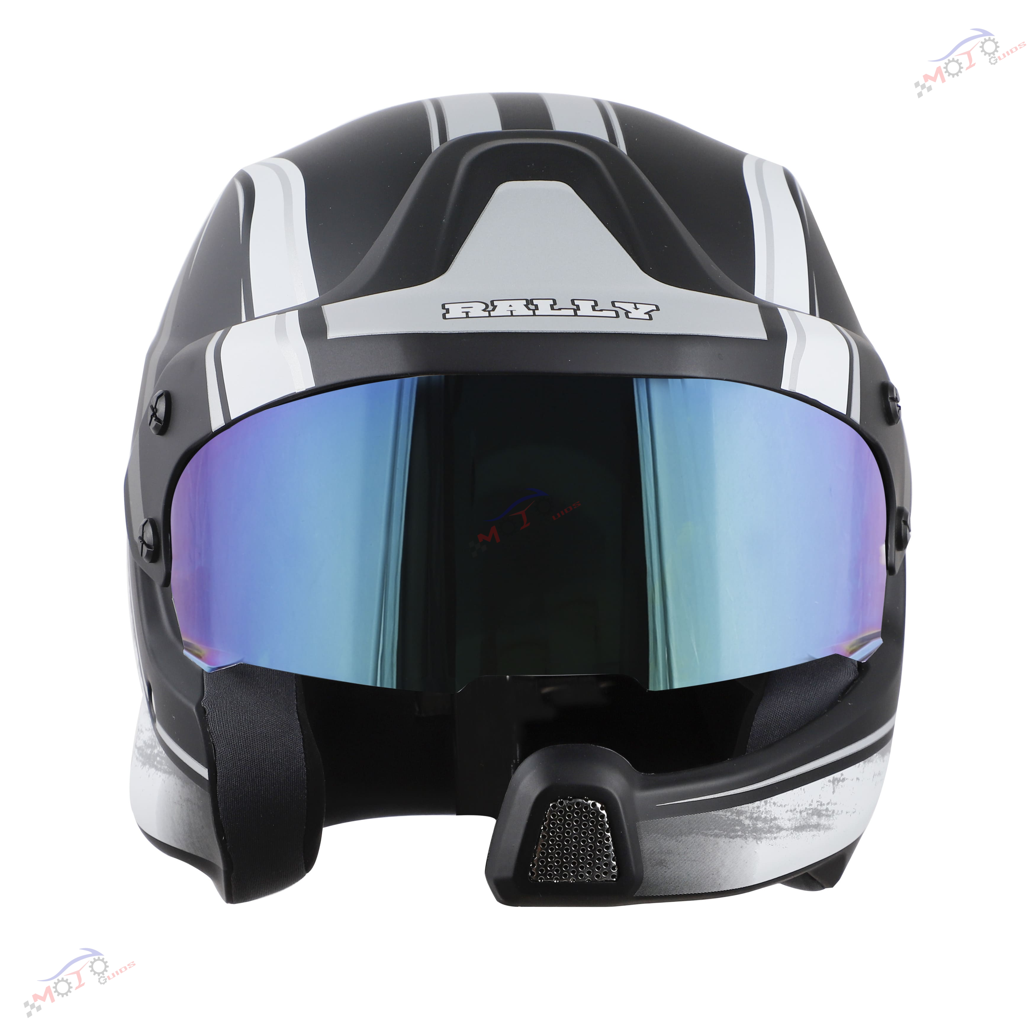 SB-51 RALLY RUT( FITTED WITH CLEAR VISOR EXTRA CHROME RAINBOW VISOR FREE)